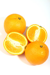 isolated oranges