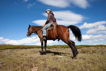 traveling on horseback