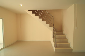 New home with a beautiful staircase