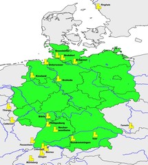Atomkraftwerke in und um Deutschland
