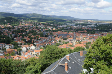Blick vom Schloss Wernigerode