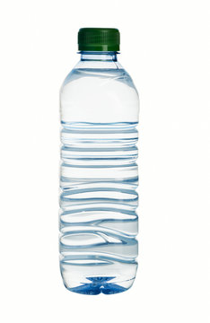 mineral water bottle isolated