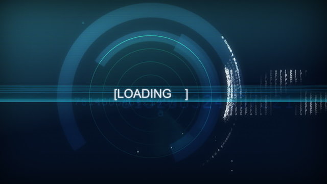 Computer interface - Loading