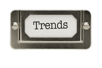 Trends File Drawer Label