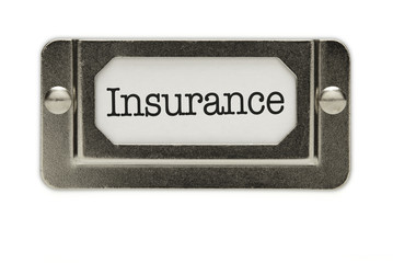 Insurance File Drawer Label