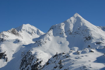 Fototapeta na wymiar Gebirge in Kühtai