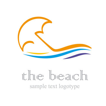 Logo The Beach # Vector