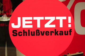 Schlussverkauf