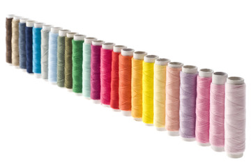Colorful spools
