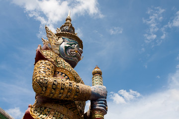 Fototapeta premium Thai Guardian Statue