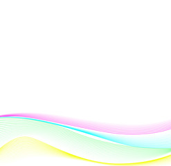 Frame from colorful abstract lines