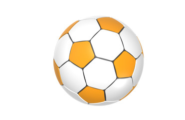 Football, Soccer ball. Orange