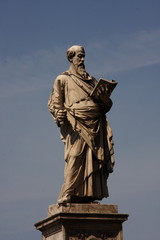 Fototapeta premium Roma, statue del ponte di Sant' Angelo