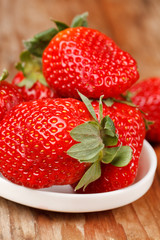 fresh strawberries