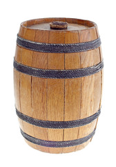 Obraz premium Old wooden barrel.