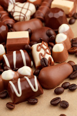 Obraz na płótnie Canvas chocolate sweets