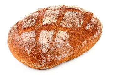 loaf isolated on white