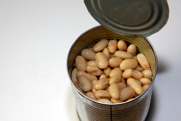 White Kidney Beans in Can