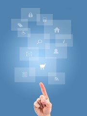 Obraz premium Touch Screen