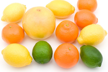 色々な柑橘系フルーツ