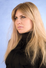 Naklejka premium The seductive glamour girl