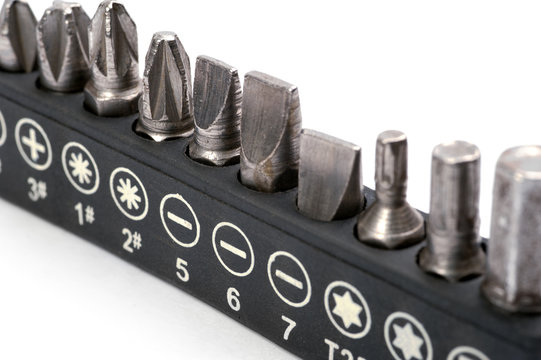 Heads for a screw-driver