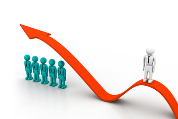 graph of success with people