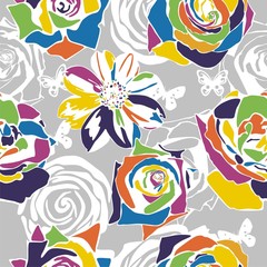 floral vector texture