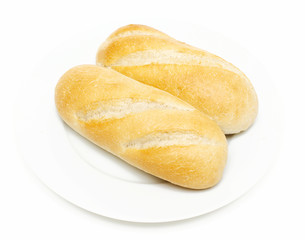 two wheat buns