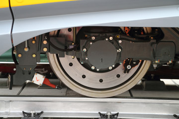 modern train wheel
