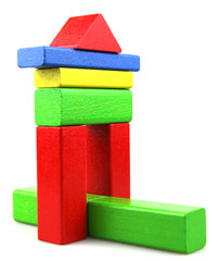 Wooden building blocks