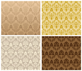 seamless damask pattern
