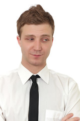 Handsome young man portrait