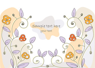 Spring floral background