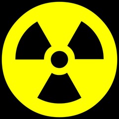 Obraz premium symbol of radiation