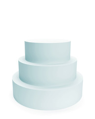 Pedestal Isolated on White