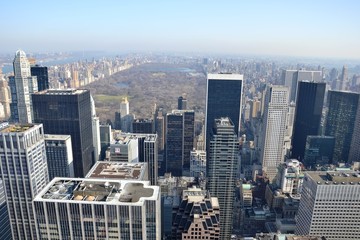 New York, Wolkenkratzer am Central Park