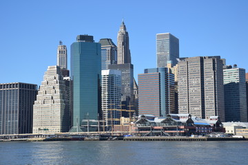 Fototapeta na wymiar Skyline von Manhatten, New York