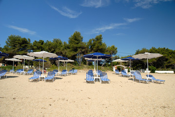 The Beach at Skala on the island of Kephalonia Greece