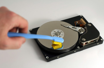 clear the disk