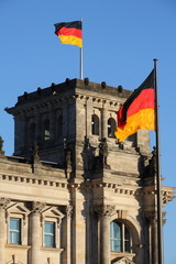 Fototapeta na wymiar Deutsche Flagge