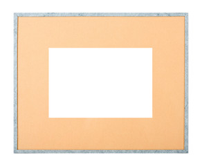 Fototapeta premium Grey picture frame with matte