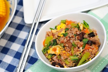 Healthy Oriental fried rice
