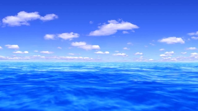 ocean with still sky