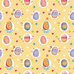 seamless easter egg pattern
