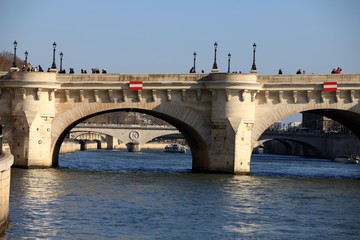 Naklejka premium The Pont Neuf bridge in Paris, France