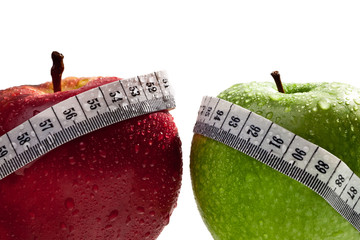 Apples as concept of healthy diet