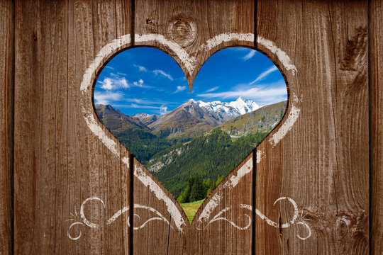 view from a bavarian/austrian outhouse