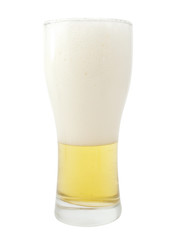 a glass of beer