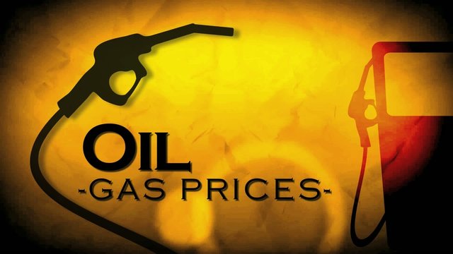 Oil gas prices headlines animation